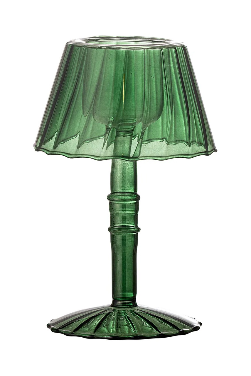 Bloomingville sfeșnic decorativ CIsco culoarea verde