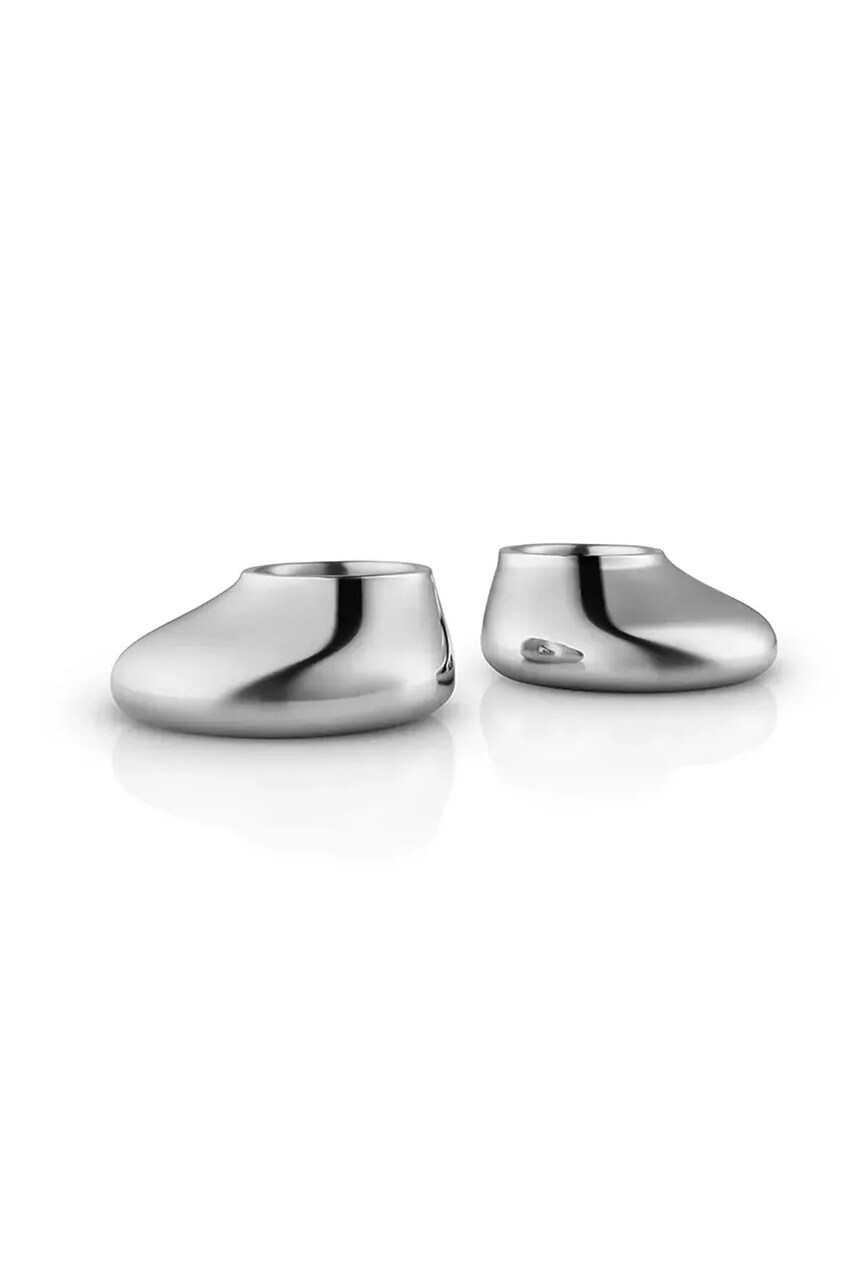 Eva Solo sfeșnic decorativ Mellow 2-pack culoarea gri, 0