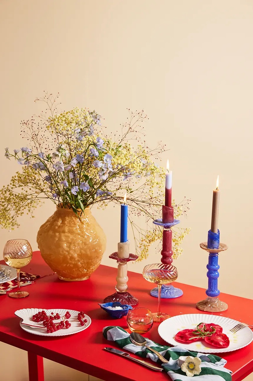 Διακοσμητικό κηροπήγιο Byon Lara L χρώμα: πολύχρωμο φωτογραφία