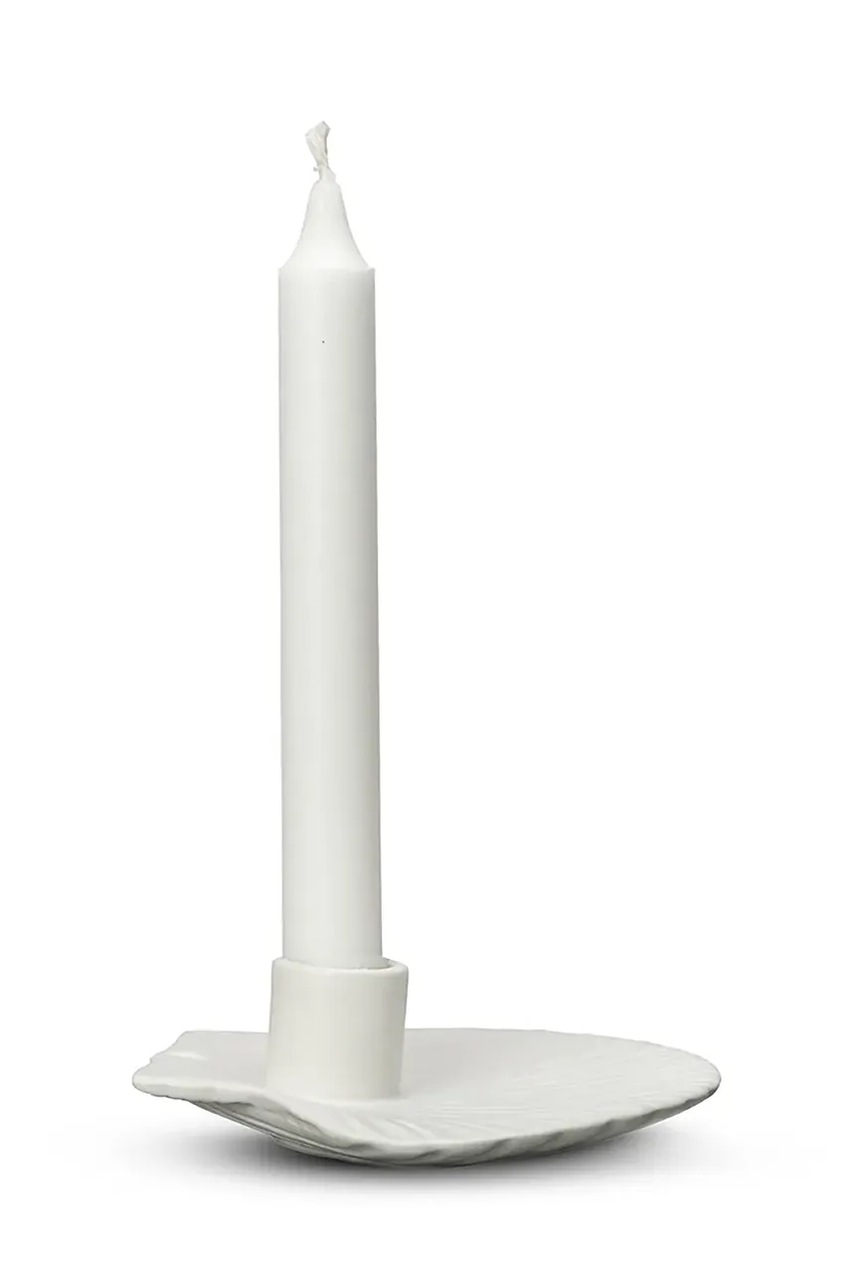 Διακοσμητικό κηροπήγιο Byon Shell S χρώμα: άσπρο φωτογραφία