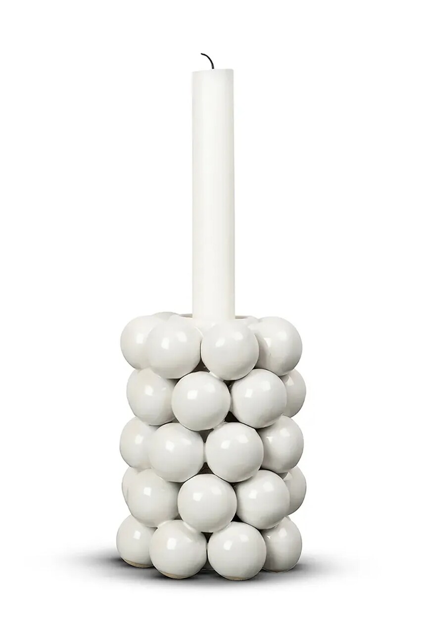 Byon sfesnic decorativ Globe M culoarea alb