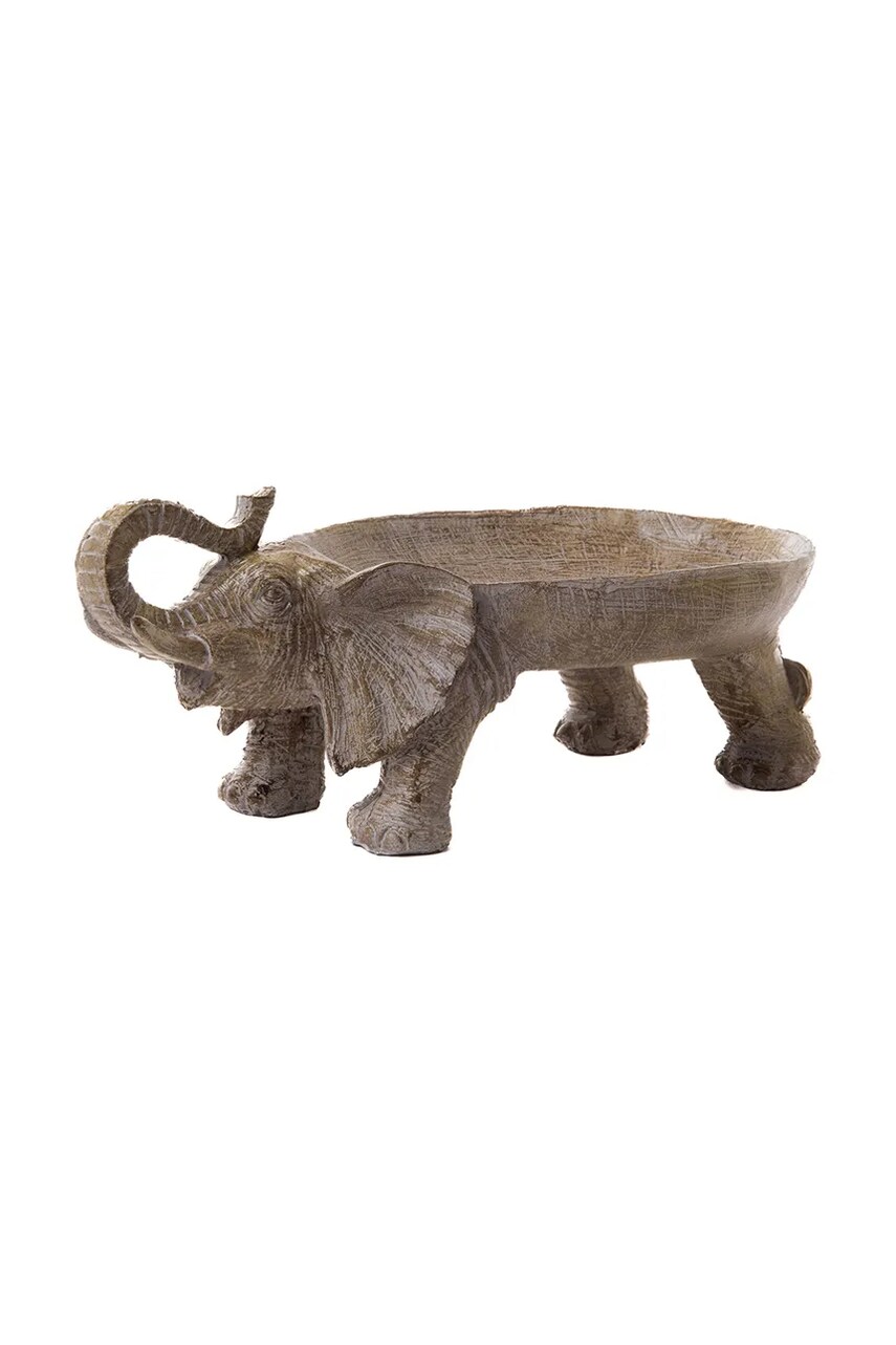 home & lifestyle tavă decorativă culoarea maro