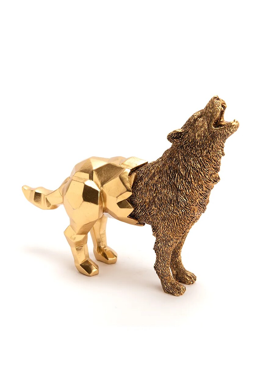 home & lifestyle figurina decorativa culoarea galben