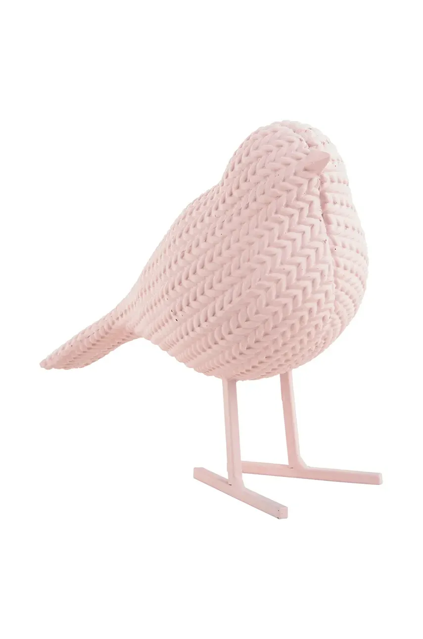 Декоративная фигурка Present Time Statue Knitted Bird Small цвет розовый Декоративная фигурка Present Time Statue Knitted Bird Small цвет розовый