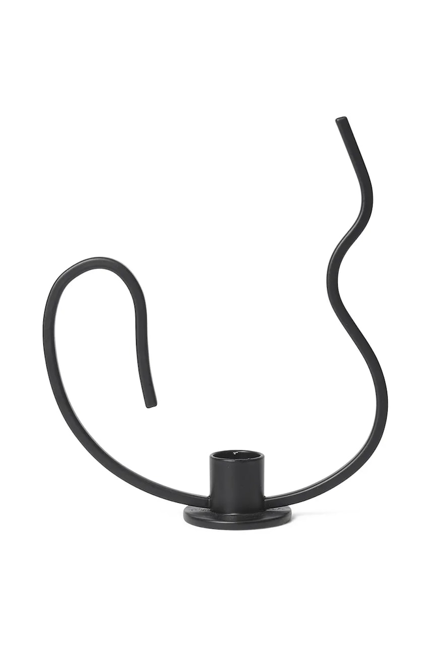 ferm LIVING sfesnic decorativ Valse culoarea negru