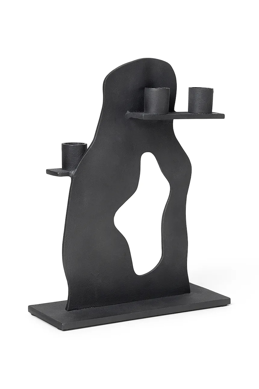 ferm LIVING sfesnic decorativ Erode culoarea negru