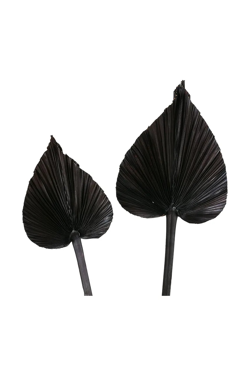 Levně Výzdoba Boltze Areca 2-pack černá barva