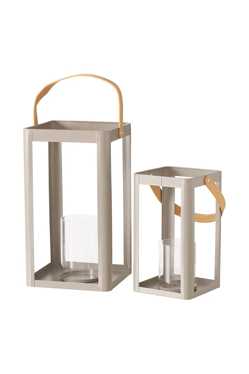 Boltze set de felinare Lykta 2-pack culoarea bej