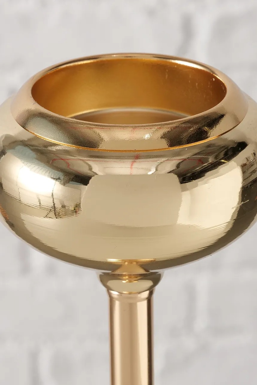 Διακοσμητικό κηροπήγιο Boltze Donus 2-pack χρώμα: κίτρινο φωτογραφία