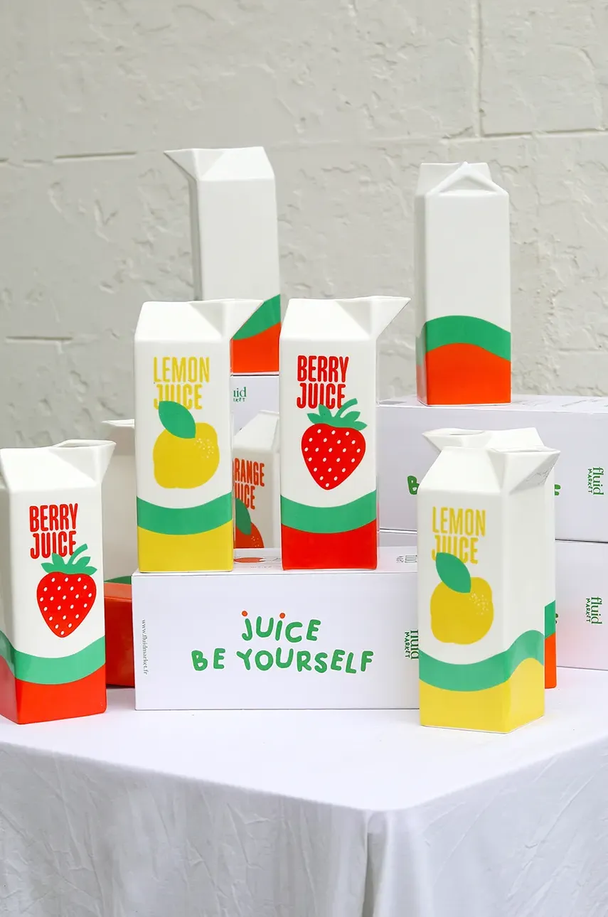 Fluid Market dekor váza Lemon termék 2. képe