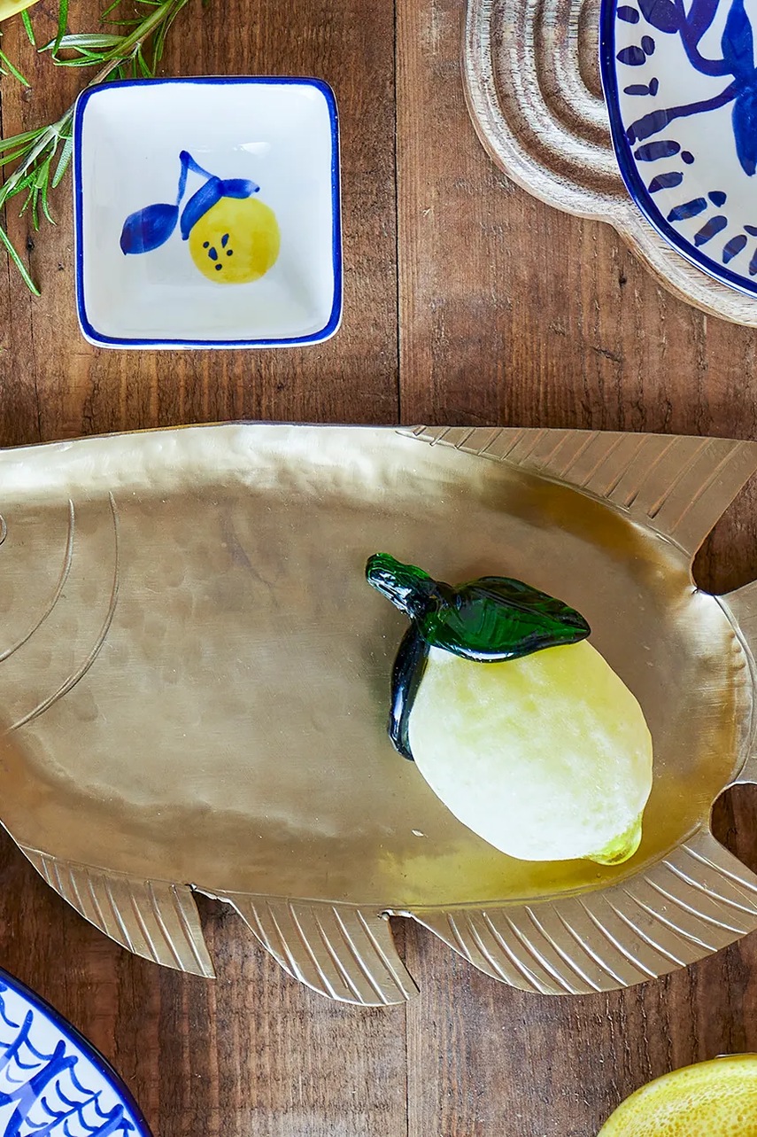 Декоративная фигурка Bloomingville 11,5 x 8 x 6 cm цвет жёлтый