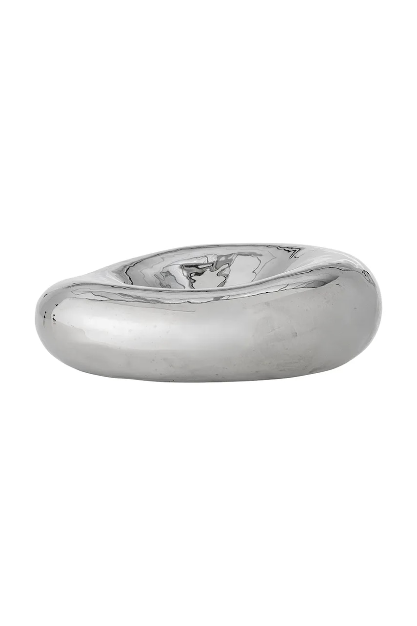 Bloomingville bol decorativ Shine 18 x 6 cm culoarea gri