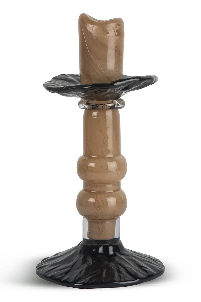 Byon sfeșnic decorativ Lara S culoarea maro Byon sfeșnic decorativ Lara S culoarea maro