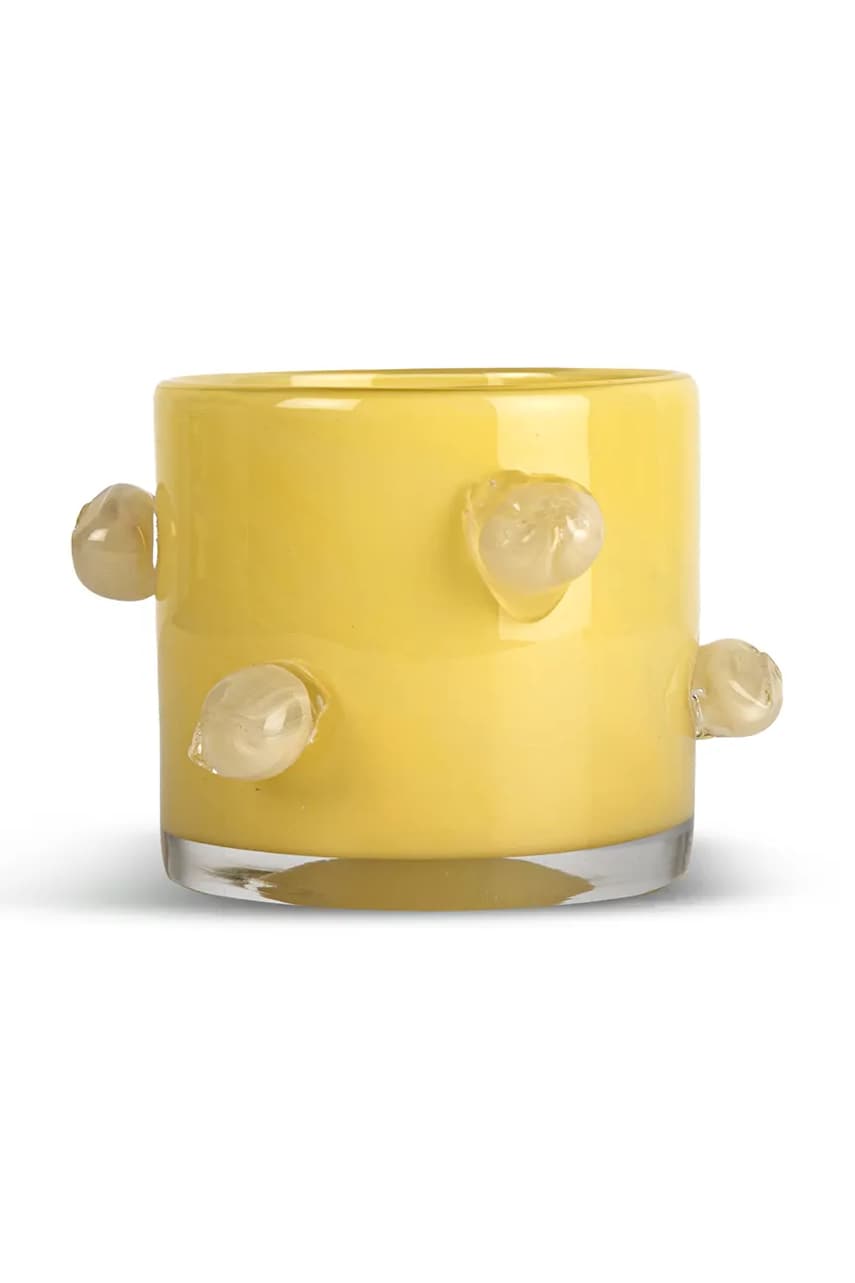 Byon sfeșnic decorativ Arlo XS culoarea galben