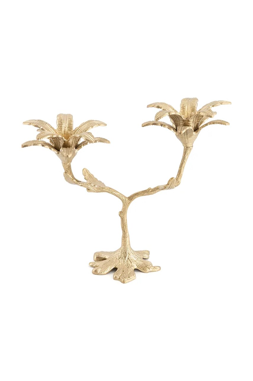 Doing Goods sfesnic decorativ 22,5 x 27 x 11,5 cm culoarea galben