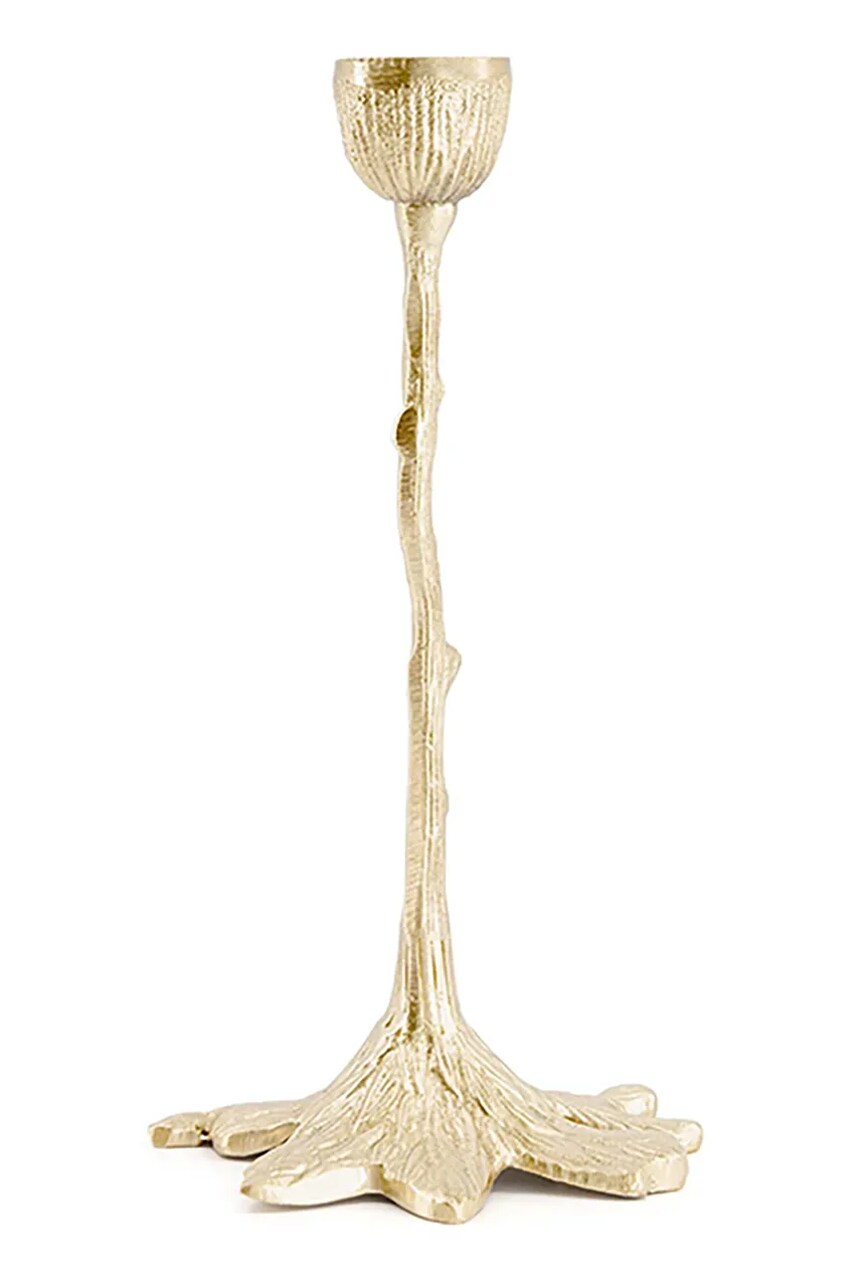 Doing Goods sfesnic decorativ 19,3 x 10 x 9 cm culoarea galben