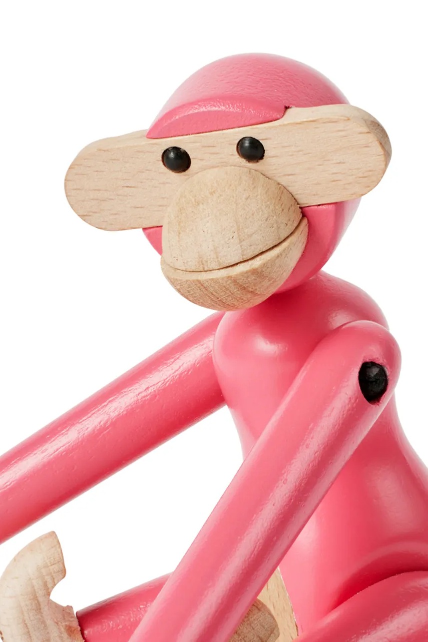 Διακοσμητική φιγούρα Kay Bojesen Monkey Mini χρώμα: ροζ φωτογραφία