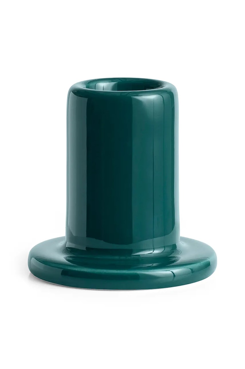 HAY sfeșnic decorativ Tube 5,5 x 5,5 cm culoarea verde