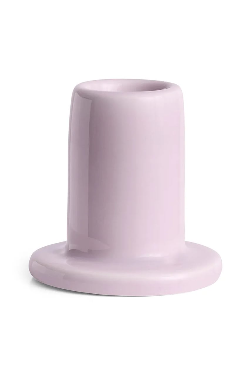 HAY sfeșnic decorativ Tube 5,5 x 5,5 cm culoarea roz