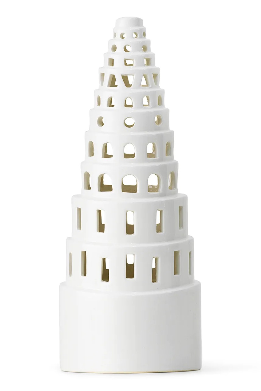 Kähler felinar Urbania Lighthouse 22,5 cm culoarea alb