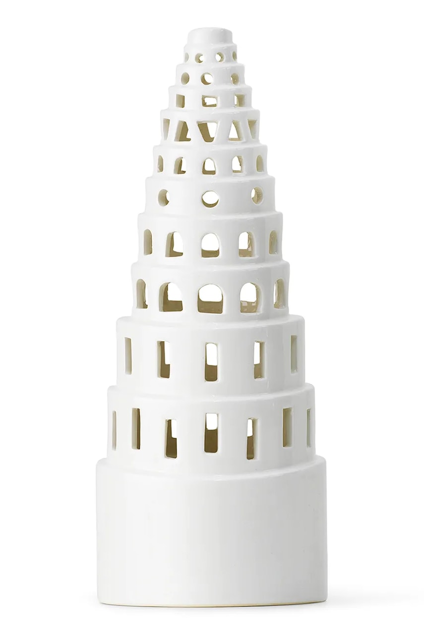 Kähler felinar Urbania Lighthouse 22,5 cm culoarea alb