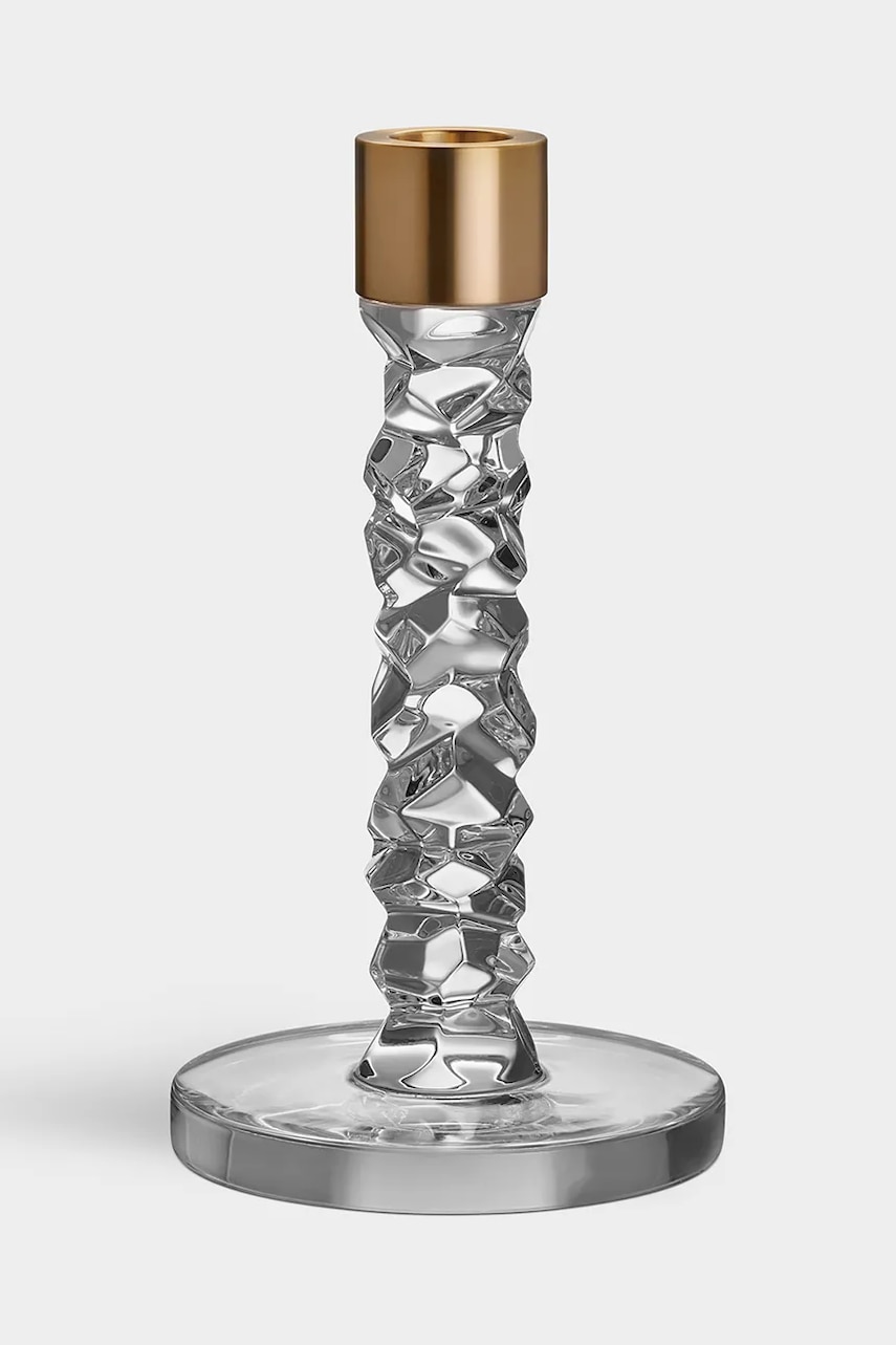 Orrefors sfesnic decorativ Carat 18,3 cm culoarea transparent