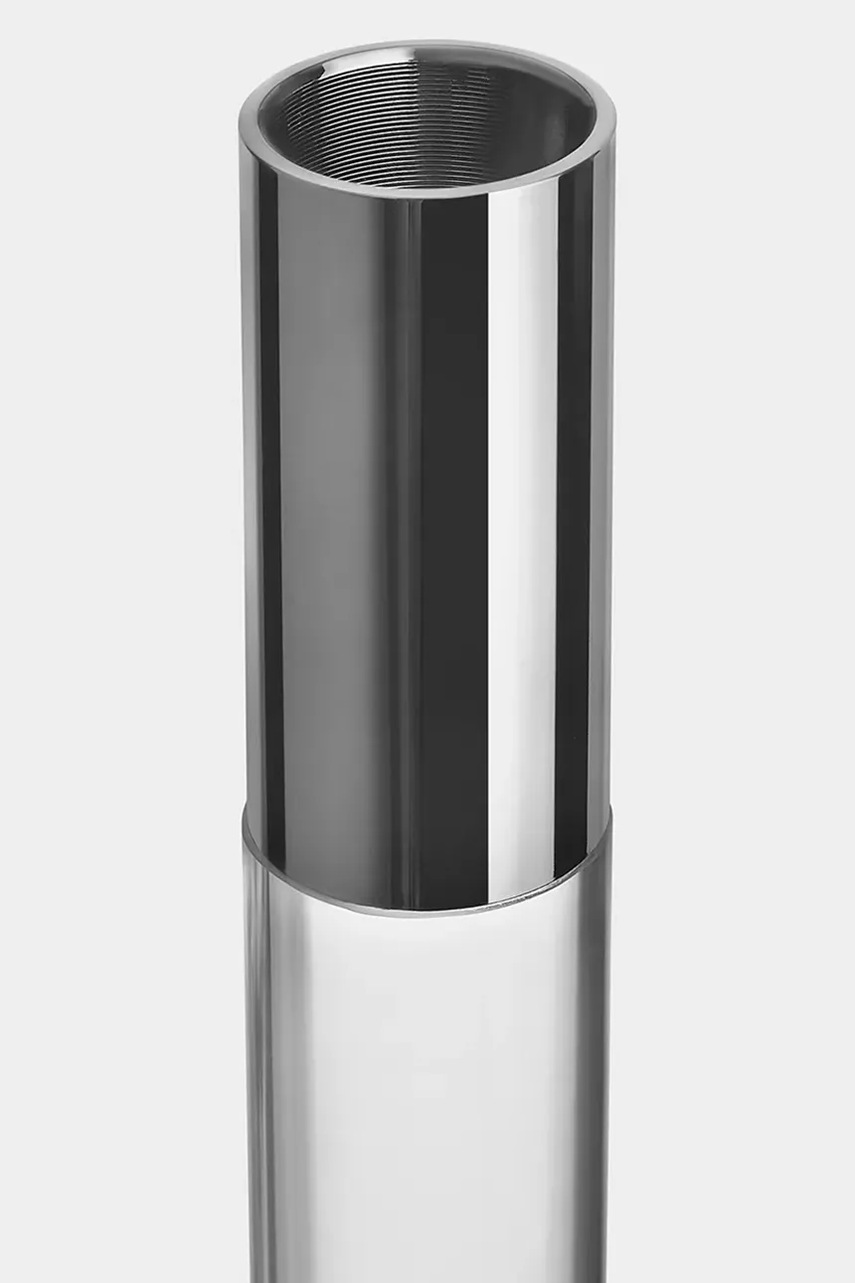 Διακοσμητικό κηροπήγιο Orrefors Lumiere 26,5 cm χρώμα: γκρι φωτογραφία