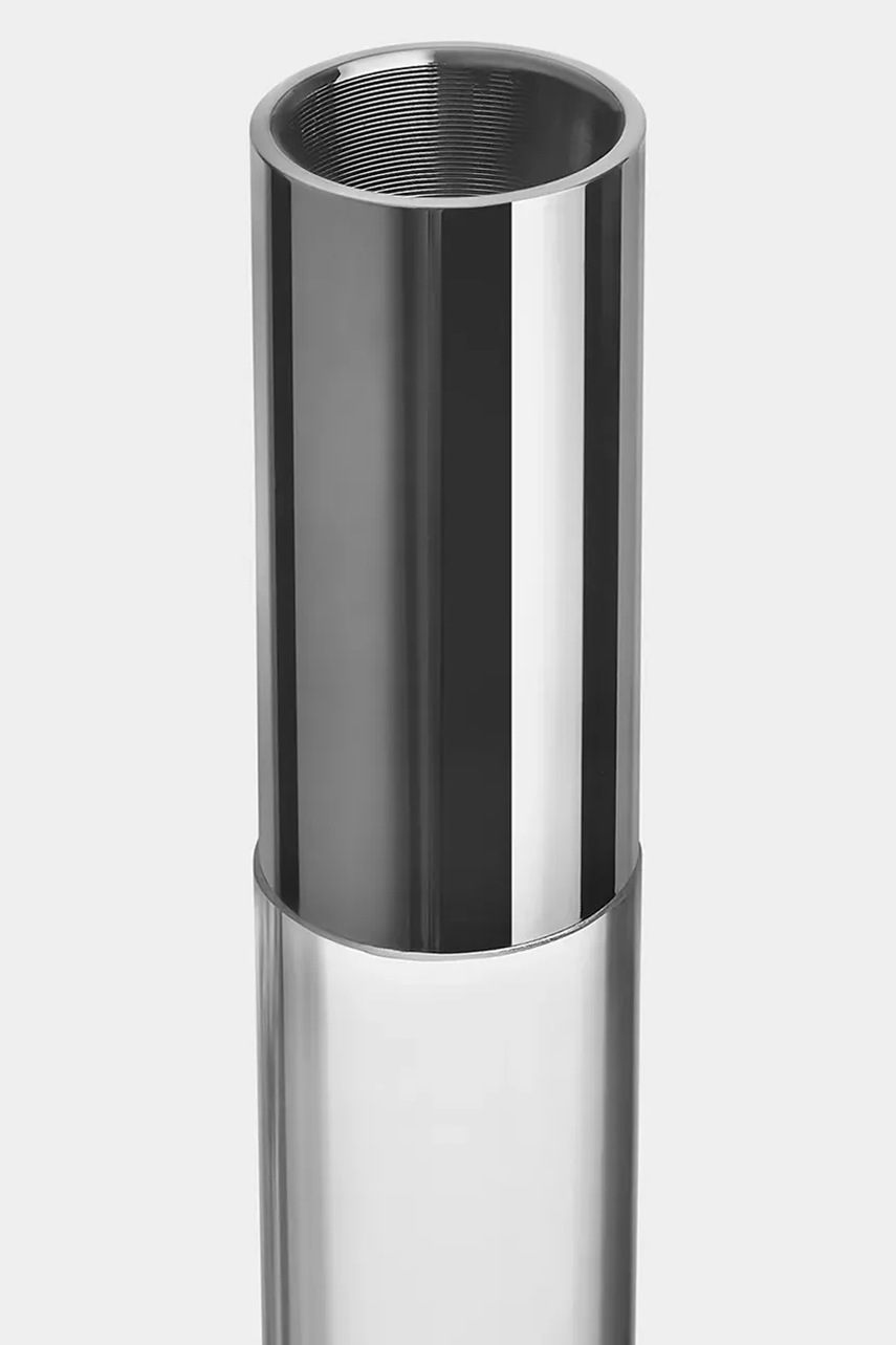 Διακοσμητικό κηροπήγιο Orrefors Lumiere 32 cm χρώμα: γκρι φωτογραφία