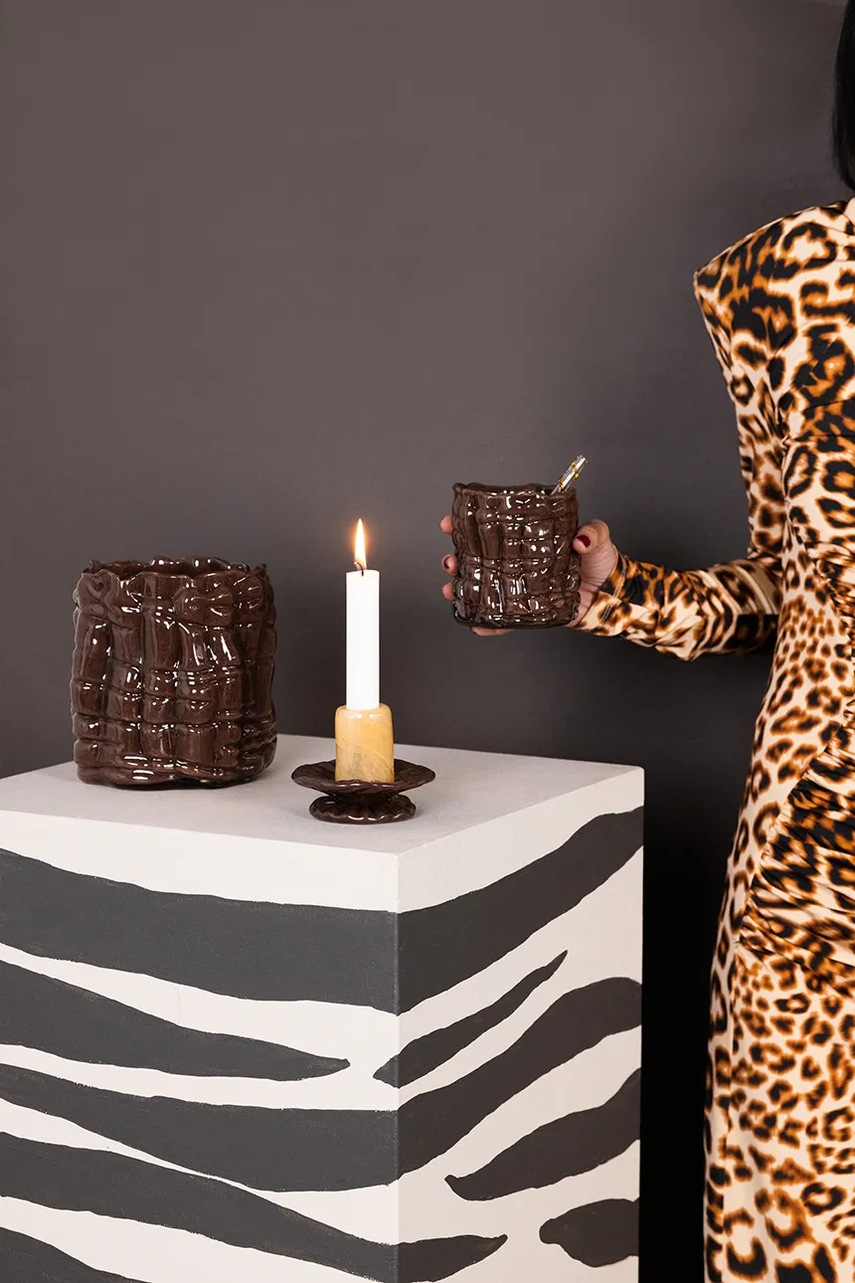 Διακοσμητικό κηροπήγιο Byon Laranne 10 cm S φωτογραφία