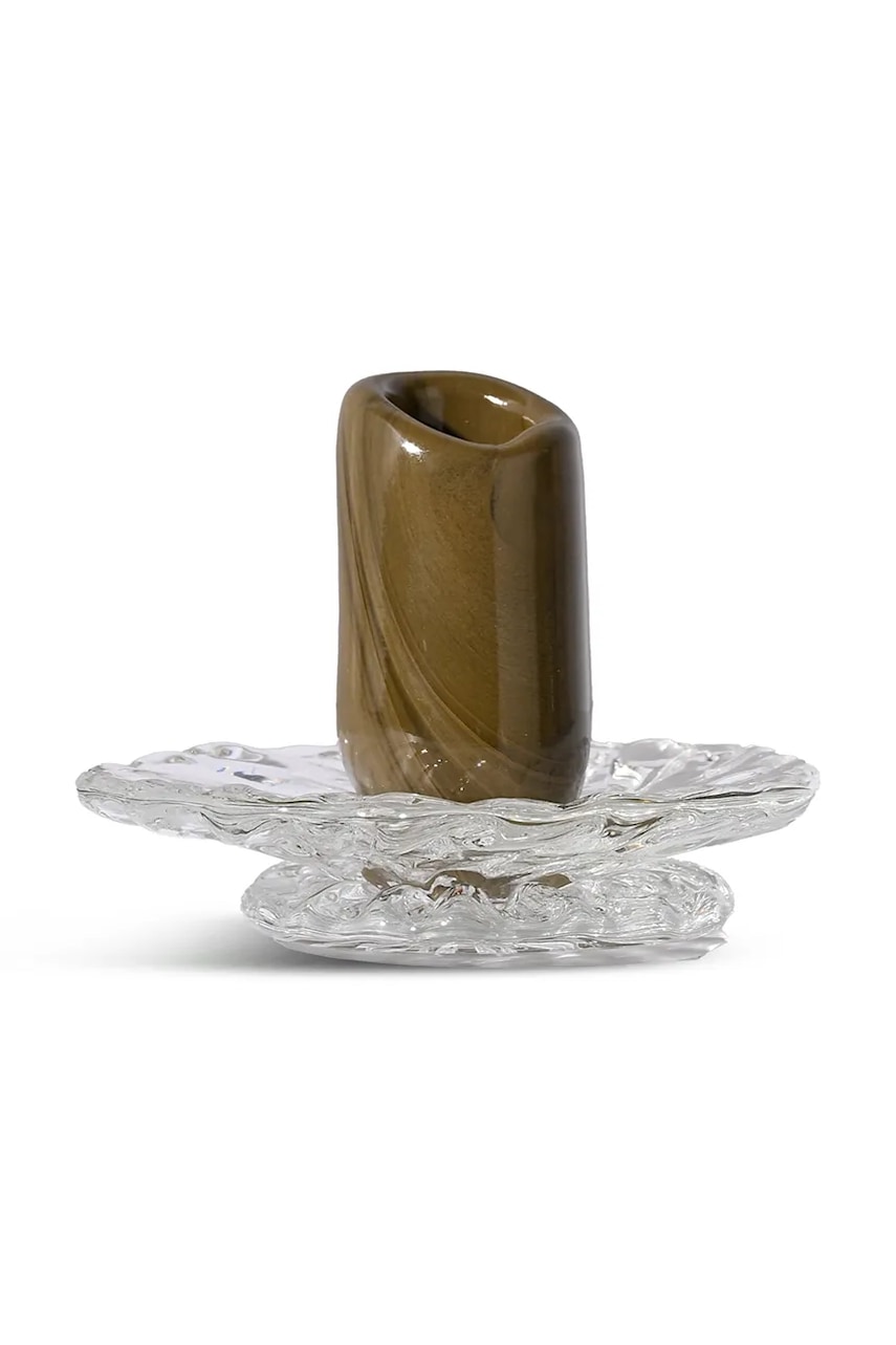 Byon sfeșnic decorativ Lara 9 cm XS culoarea maro Byon sfeșnic decorativ Lara 9 cm XS culoarea maro
