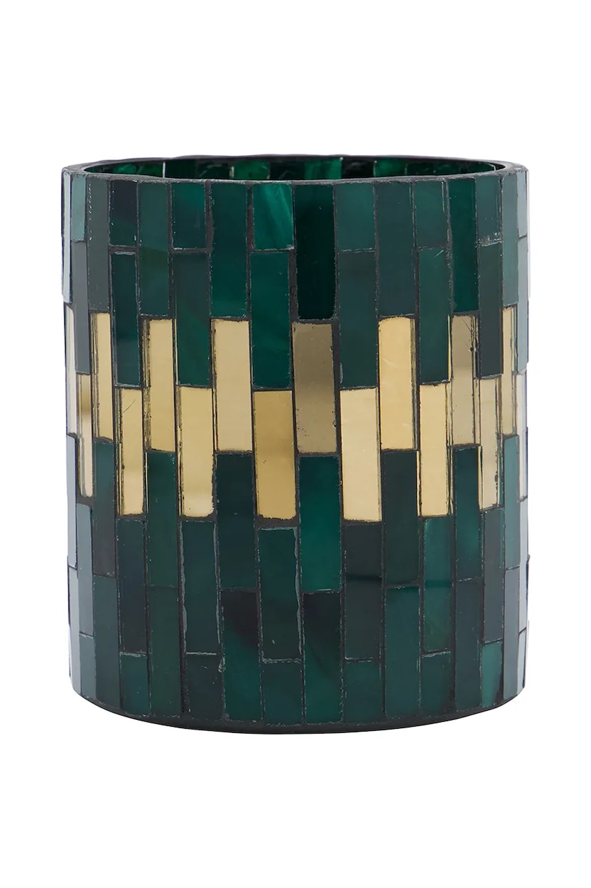 House Doctor sfeșnic decorativ HDShine 10 cm culoarea turcoaz
