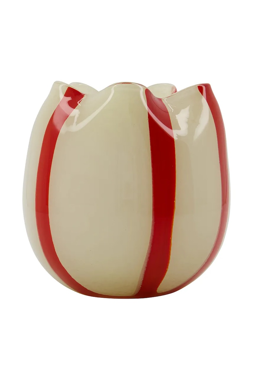 Levně Dekorativní svícen House Doctor HDGula 16 cm červená barva