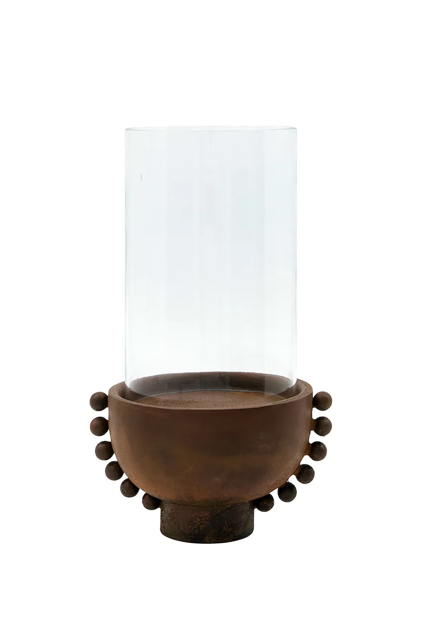 House Doctor sfeșnic decorativ HDManet 22,5 cm culoarea maro