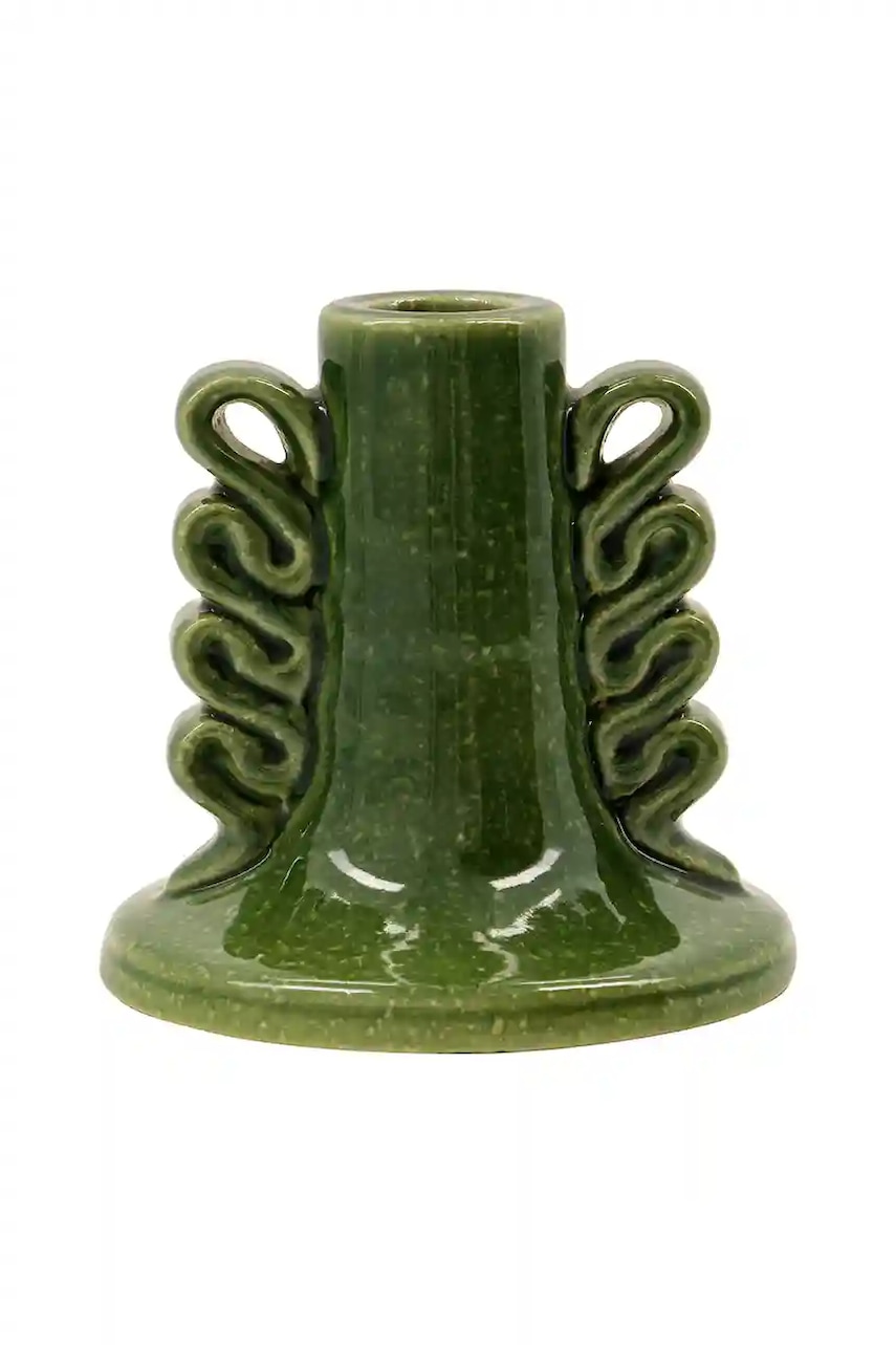 House Doctor sfeșnic decorativ HDDiva 9,5 cm culoarea verde
