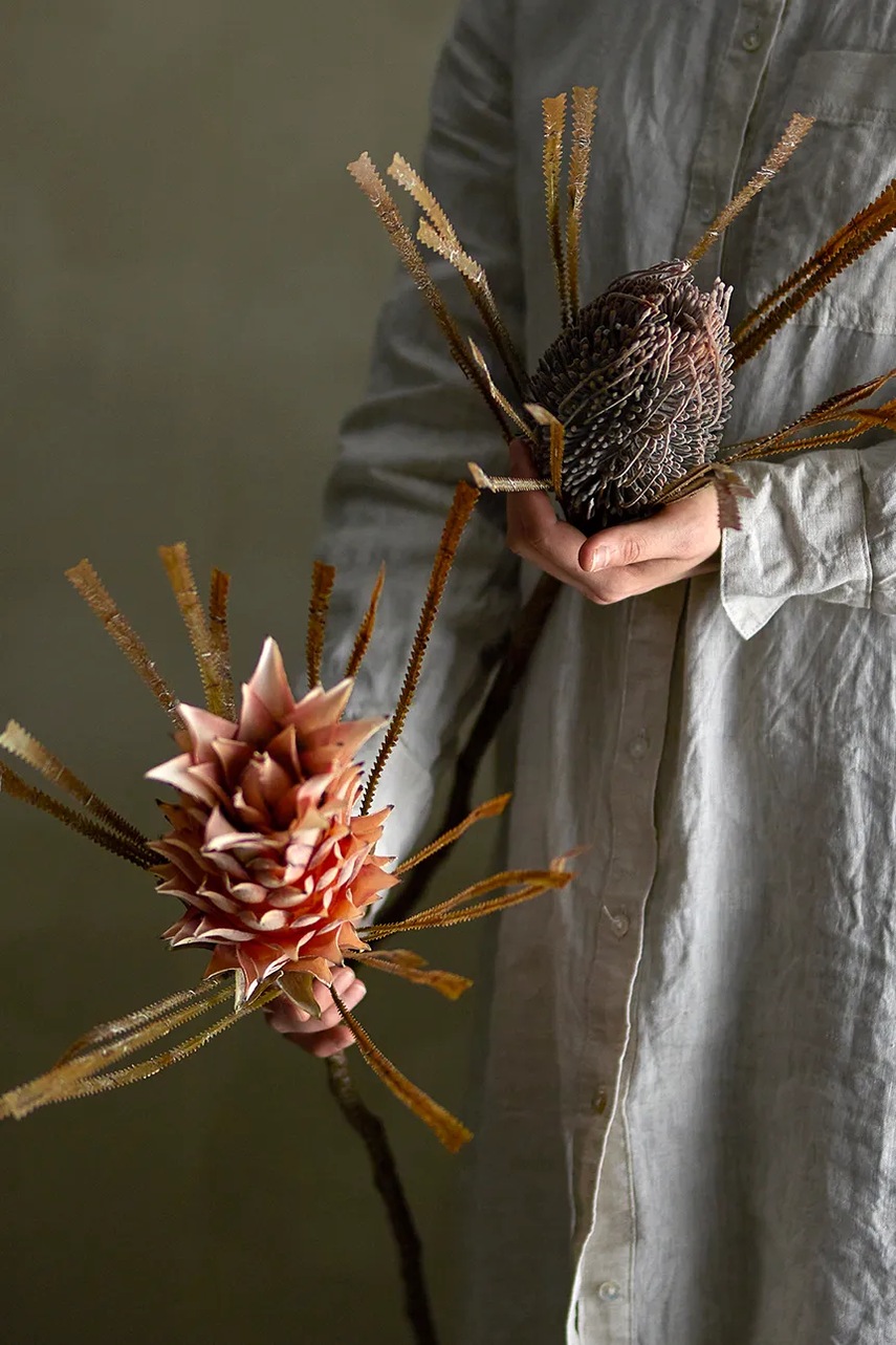 Τεχνητό φυτό Bloomingville Palmflower Stem 73 cm χρώμα: πολύχρωμο φωτογραφία