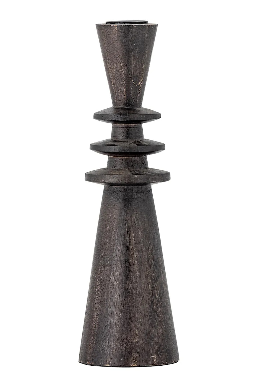 Bloomingville sfeșnic decorativ Armel 8 x 26 cm culoarea negru