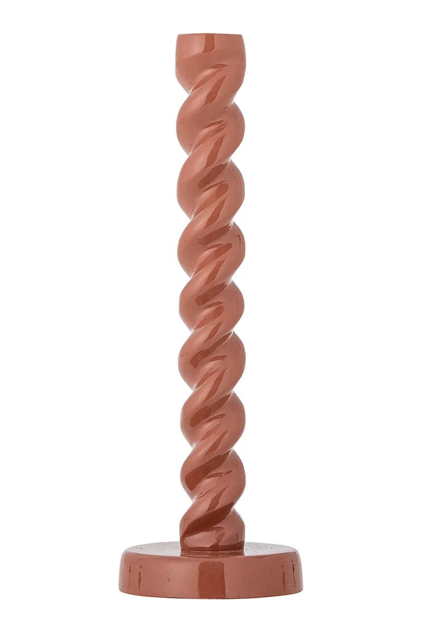 Bloomingville sfeșnic decorativ Diza 10 x 30 cm culoarea maro Bloomingville sfeșnic decorativ Diza 10 x 30 cm culoarea maro