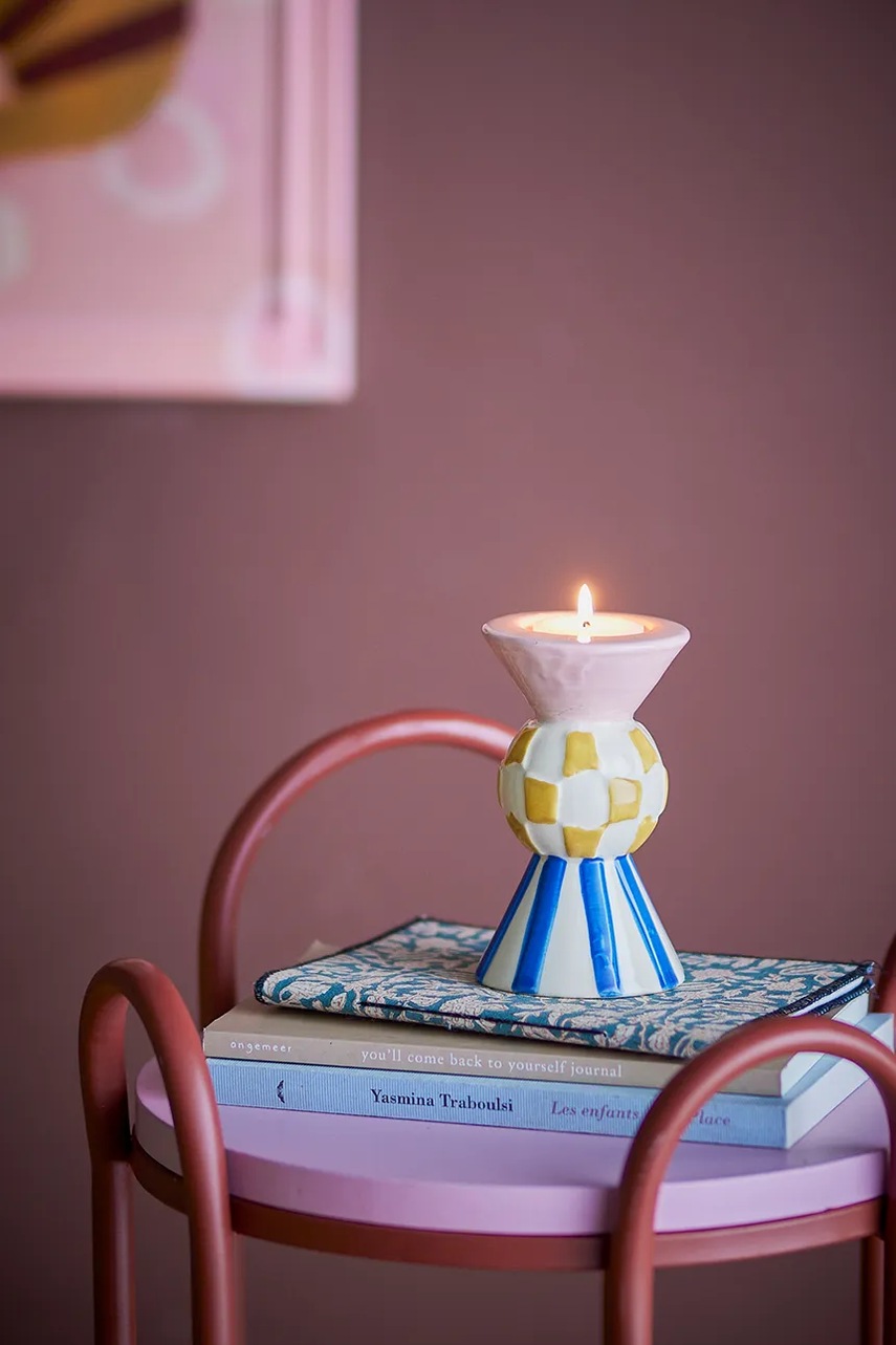 Διακοσμητικό κηροπήγιο Bloomingville Bob 8 x 12 cm φωτογραφία