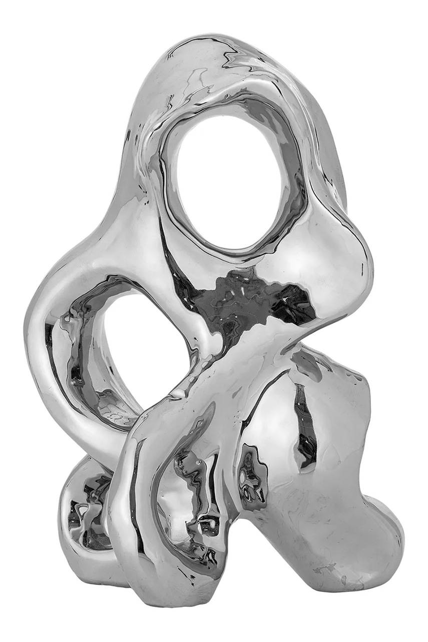 Διακοσμητική φιγούρα Bloomingville Vinini 18 x 27 x 13 cm χρώμα: γκρι φωτογραφία