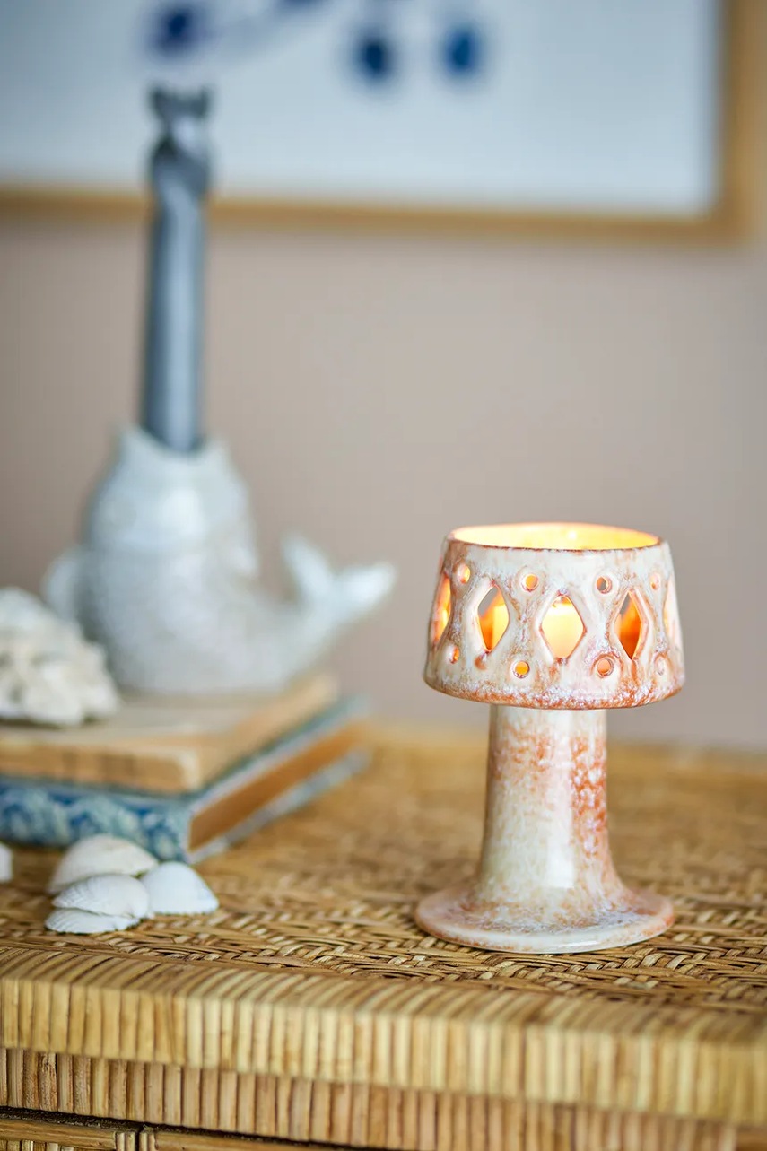 Διακοσμητικό κηροπήγιο Bloomingville Patty 8 x 12 cm χρώμα: πολύχρωμο φωτογραφία