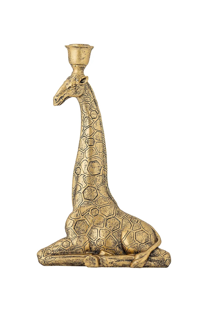 Bloomingville sfeșnic decorativ Twiga 19 x 32 x 9,5 cm culoarea verde