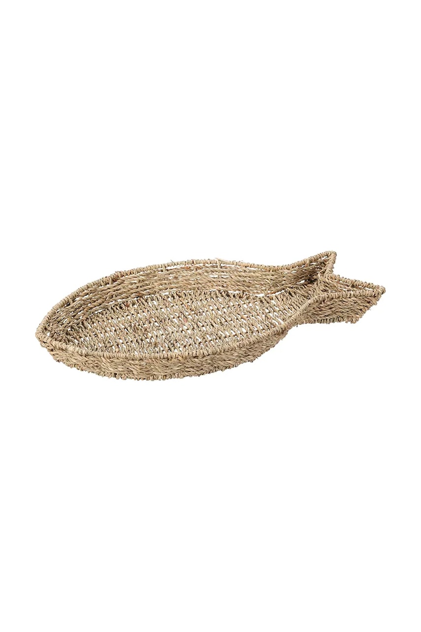 Affek Design tavă decorativă 45 x 26 x 5 cm culoarea bej
