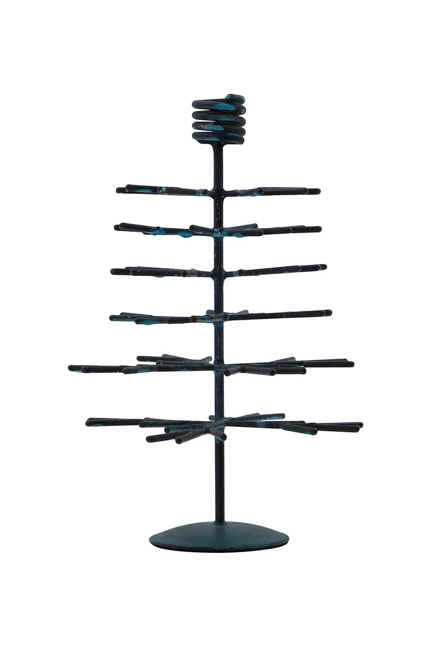 Διακοσμητικό κηροπήγιο House Doctor HDTree 16 cm 2-pack χρώμα: μαύρο φωτογραφία