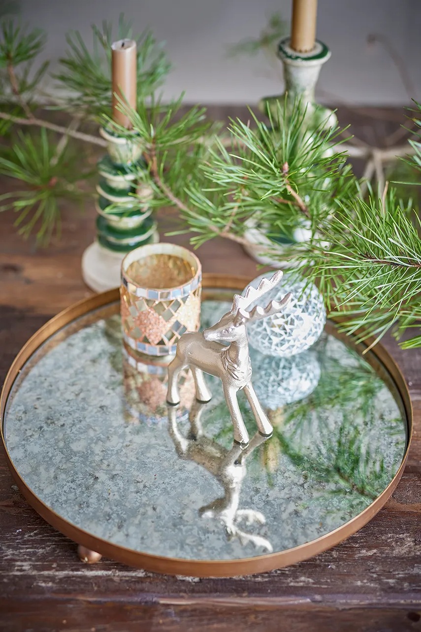 Διακοσμητικός δίσκος Bloomingville Glacier 35 x 4 cm φωτογραφία