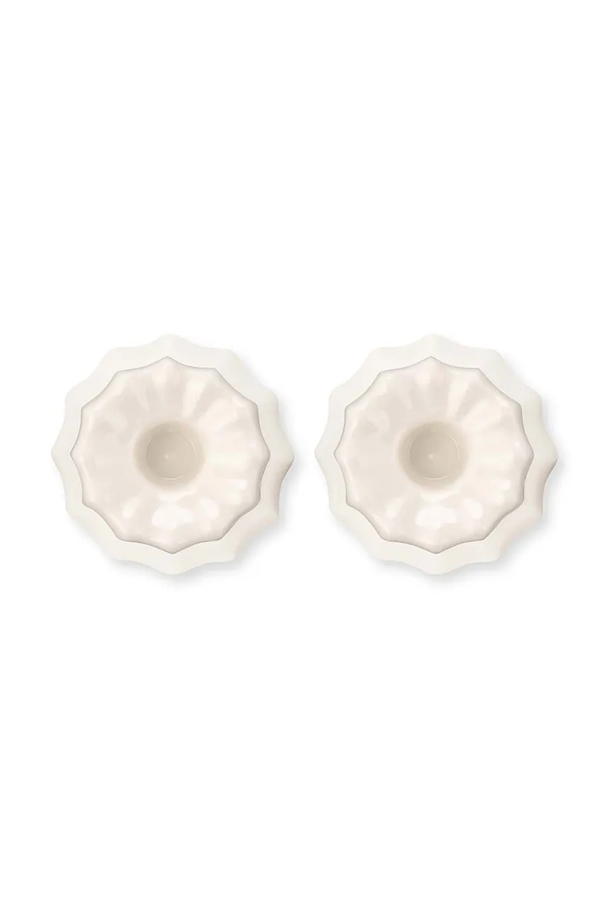 Διακοσμητικό κηροπήγιο vtwonen 5,6 x 6 cm 2-pack χρώμα: άσπρο φωτογραφία