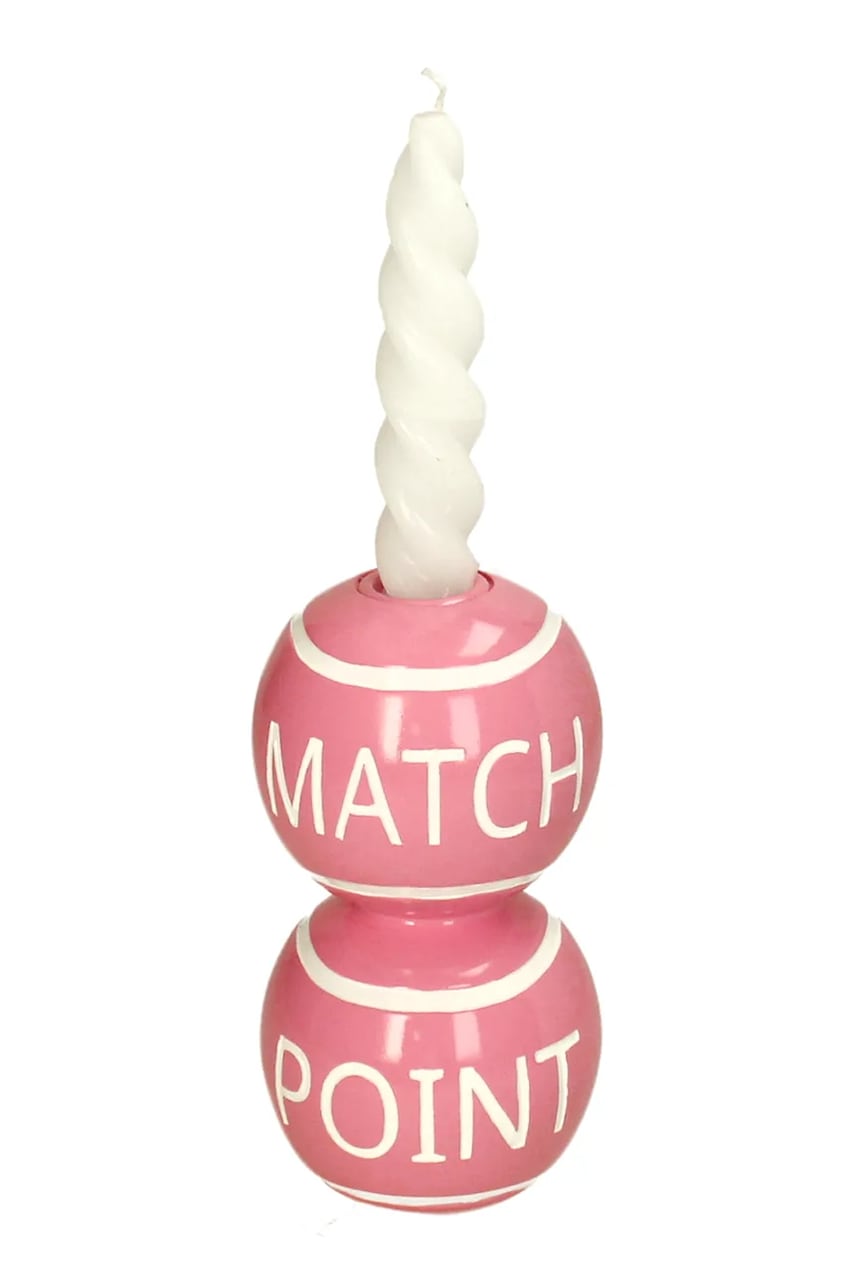 home & lifestyle sfeșnic decorativ 15 x 8 x 8 cm culoarea roz
