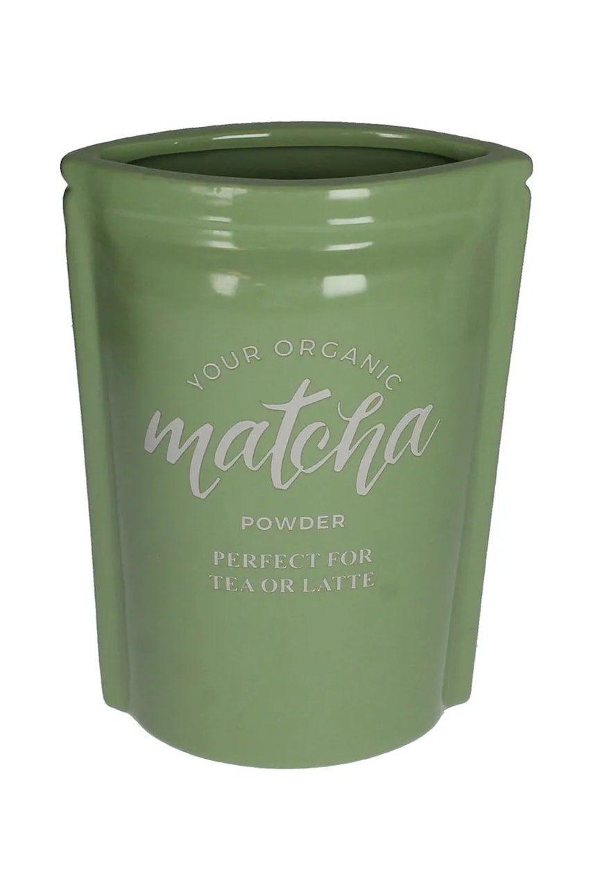home & lifestyle wazon dekoracyjny Matcha 22,5 x 9 x 16 cm