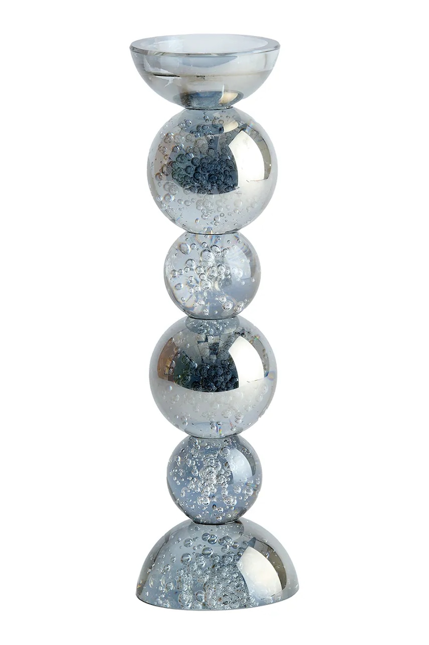 Levně Dekorativní svícen Light & Living 9,5 x 34 cm modrá barva