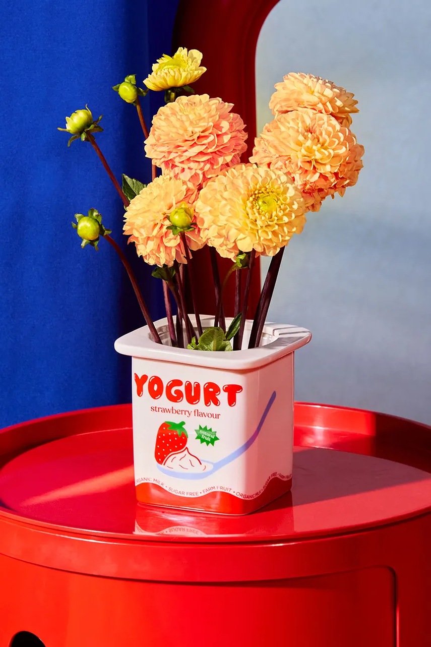 Διακοσμητικό βάζο Fluid Market 12,5 x 12,5 x 12,5 cm φωτογραφία