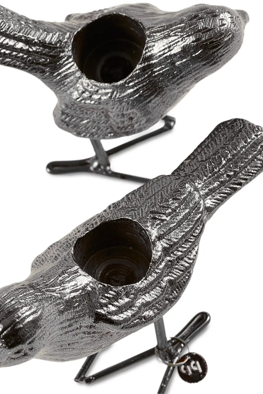 Σετ κηροπήγια Pols Potten flock of birds 12,5 x 5 x 7 cm 2-pack φωτογραφία